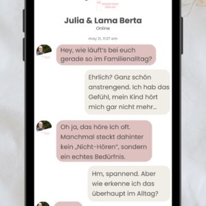 Weniger Drama – Elternflow WhatsApp | Basic
